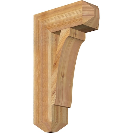 Ekena Millwork Legacy Craftsman Rough Sawn Bracket, Western Red Cedar, 6"W x 18"D x 30"H BKT06X18X30LEC04RWR